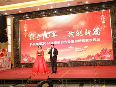 隆重舉辦2014 “攜手10年，共創(chuàng)新篇”年度表彰大會暨新春聯(lián)歡晚會